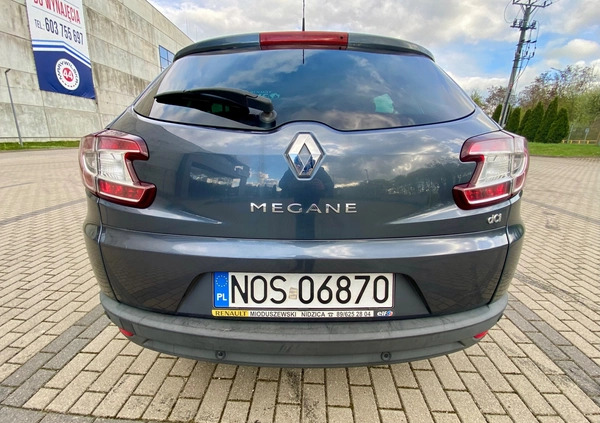 Renault Megane cena 27000 przebieg: 166000, rok produkcji 2015 z Ostróda małe 191